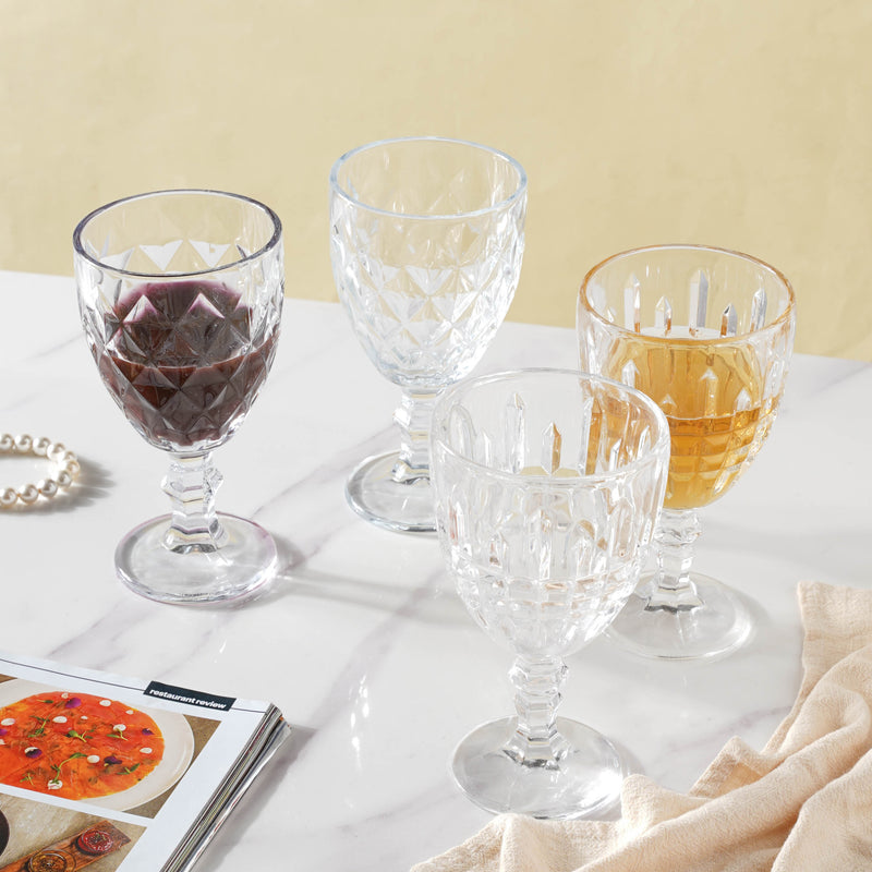 Crystal Wine Glass Set of 2