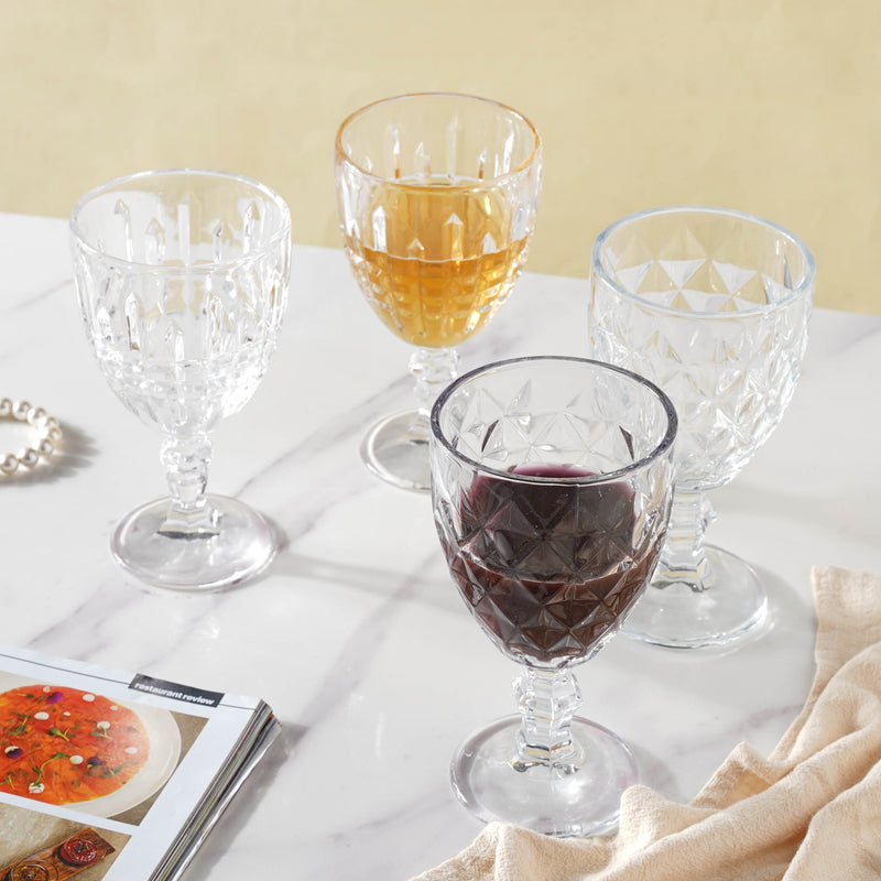 Crystal Wine Glass Set of 2