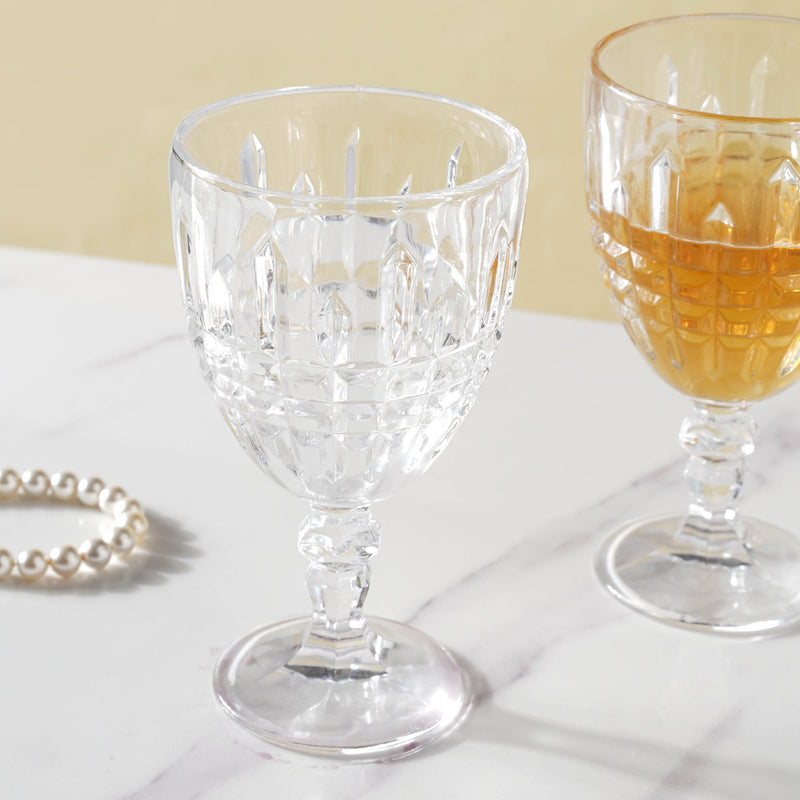 Crystal Wine Glass Set of 2
