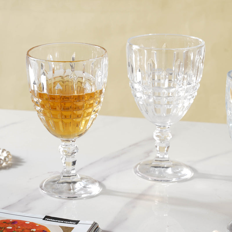 Crystal Wine Glass Set of 2
