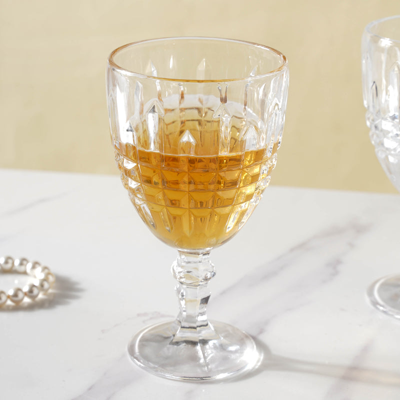 Crystal Wine Glass Set of 2