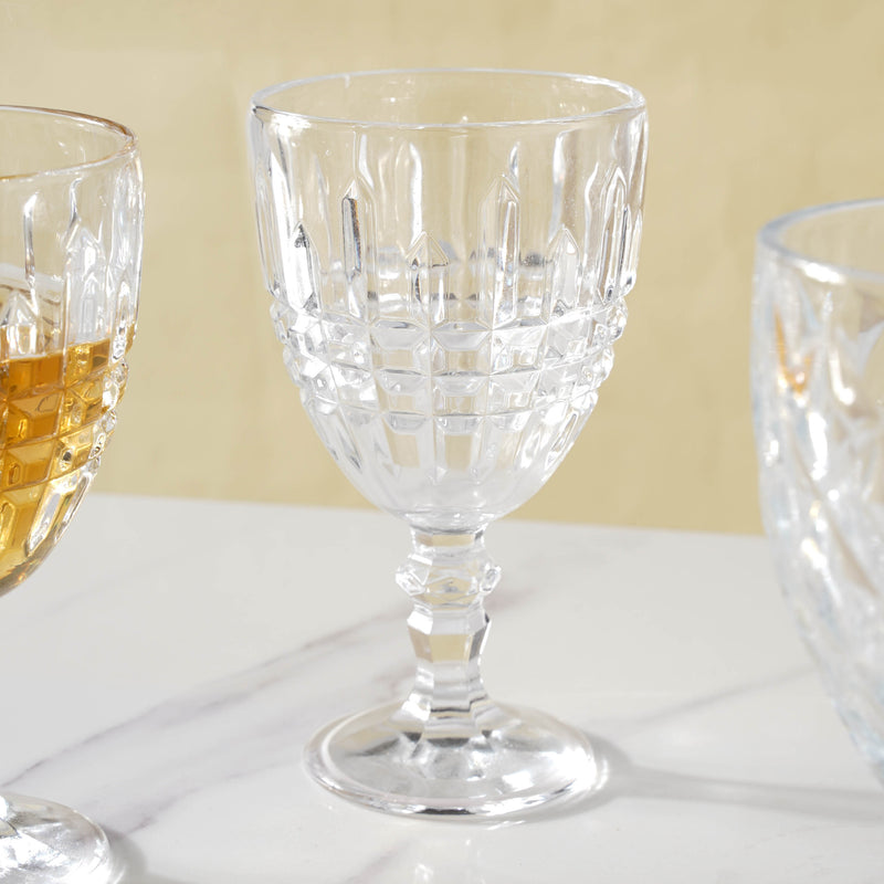 Crystal Wine Glass Set of 2