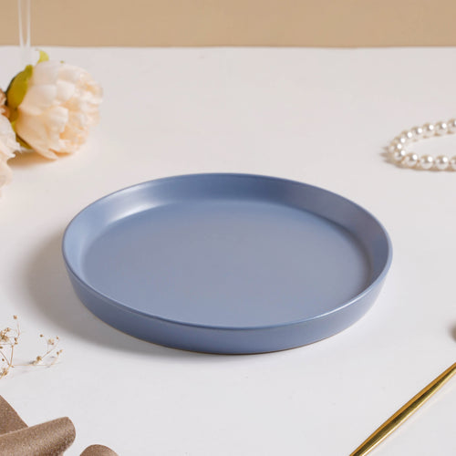 Criselda Grey Matte Pasta Plate 7.5 Inch - Serving plate, pasta plate, lunch plate, deep plate | Plates for dining table & home decor