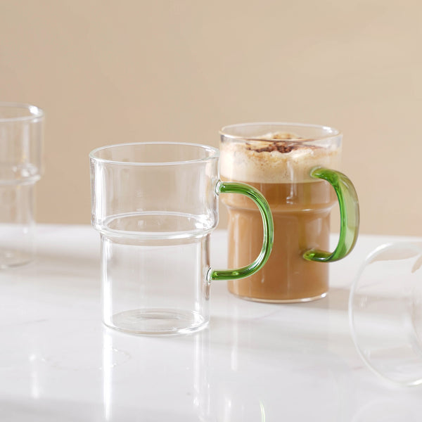 Juice Mug With Handle- Mug for coffee, tea mug, cappuccino mug | Cups and Mugs for Coffee Table & Home Decor