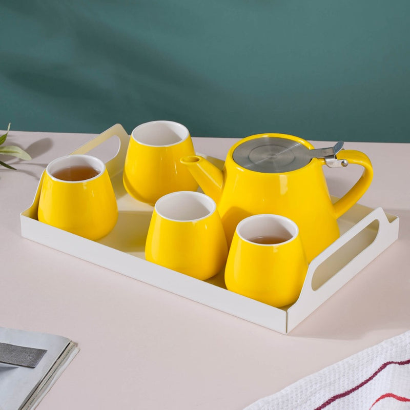 Tea Serving Set Of 6 - Tea cup set, tea set, teapot set | Tea set for Dining Table & Home Decor