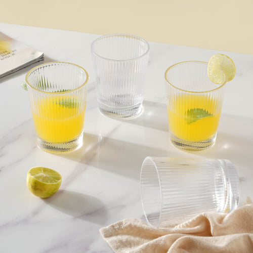 Transparent Water Glass Set of 4
