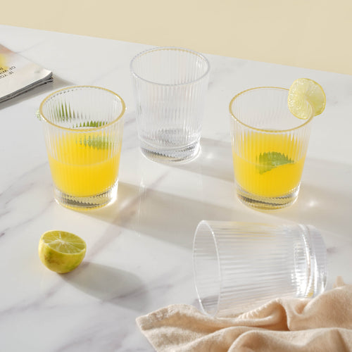 Transparent Water Glass Set of 4