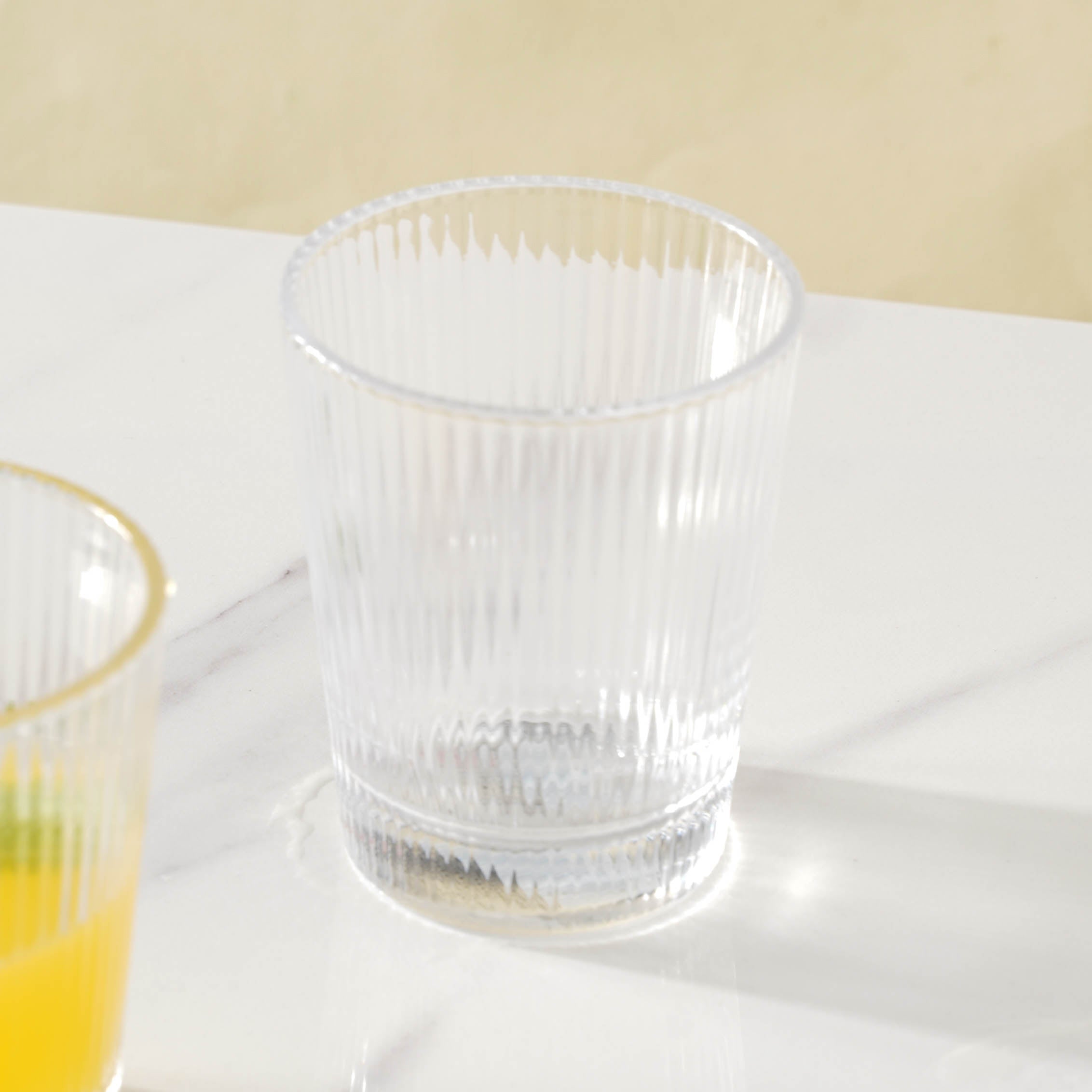 Transparent Water Glass Set of 4