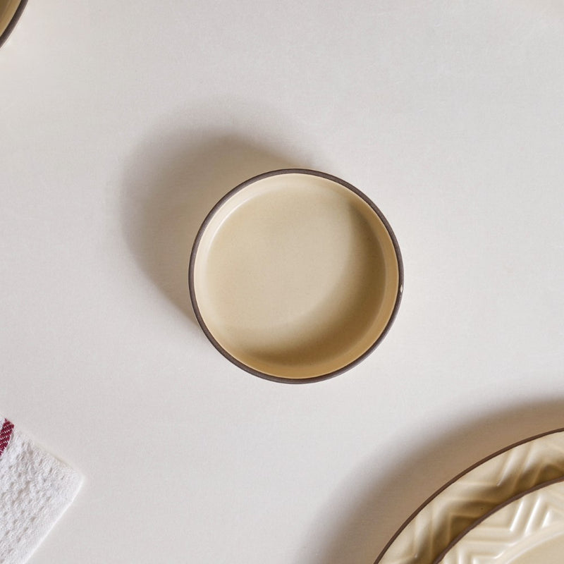 Serenity White 36 Piece Dinner Set For 6