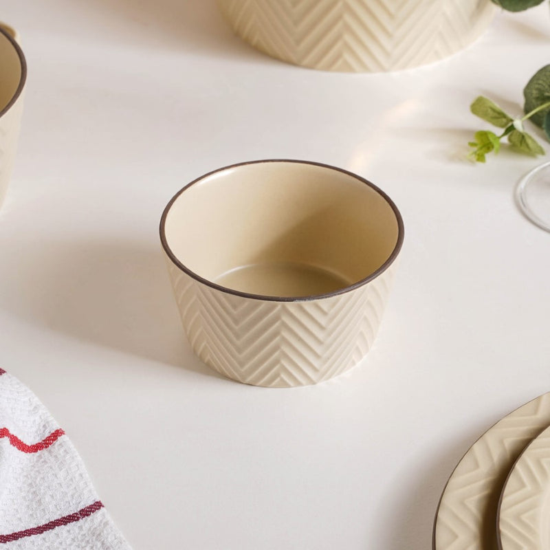 Serenity White 36 Piece Dinner Set For 6