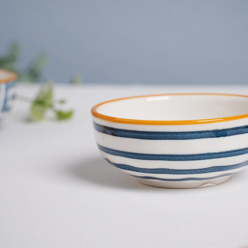 Nitori Spiral Ceramic Dip Bowl - Bowl, ceramic bowl, dip bowls, chutney bowl, dip bowls ceramic | Bowls for dining table & home decor 