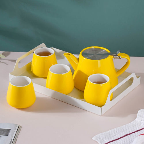 Tea Serving Set Of 6 - Tea cup set, tea set, teapot set | Tea set for Dining Table & Home Decor