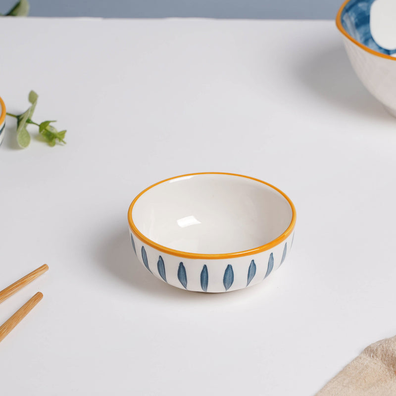 Nitori Teardrop Ceramic Dip Bowl - Bowl, ceramic bowl, dip bowls, chutney bowl, dip bowls ceramic | Bowls for dining table & home decor 
