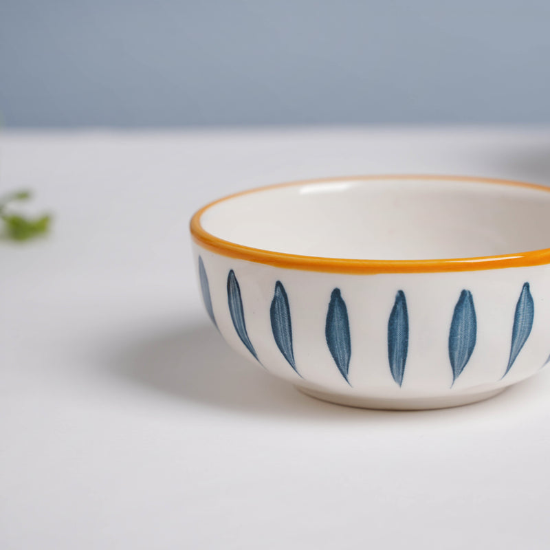 Nitori Teardrop Ceramic Dip Bowl - Bowl, ceramic bowl, dip bowls, chutney bowl, dip bowls ceramic | Bowls for dining table & home decor 