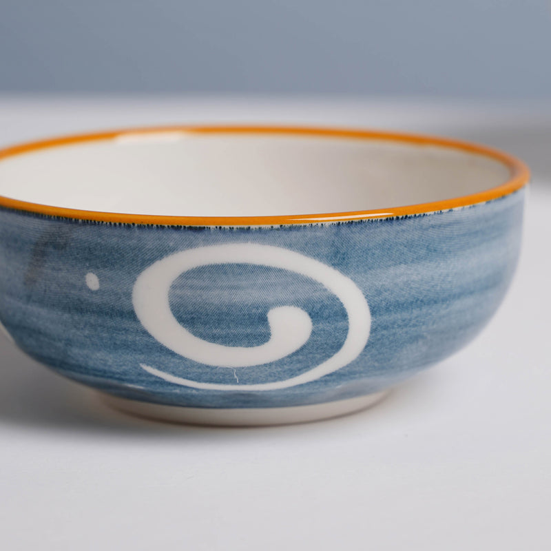 Nitori Swirl Ceramic Dip Bowl - Bowl, ceramic bowl, dip bowls, chutney bowl, dip bowls ceramic | Bowls for dining table & home decor 