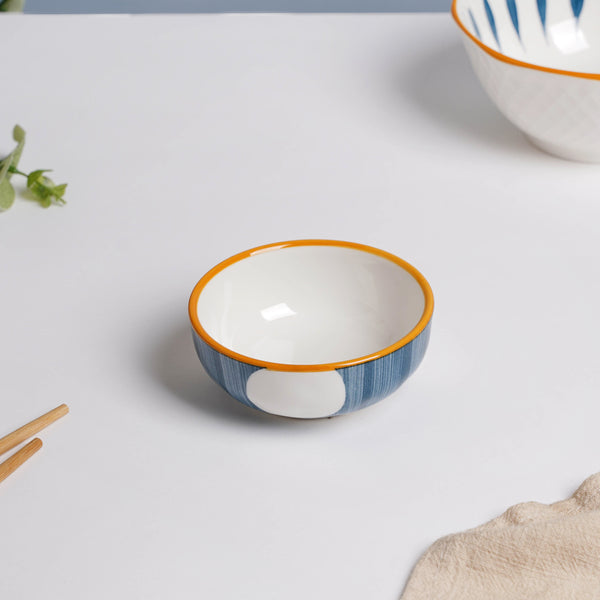 Nitori Circle Ceramic Dip Bowl - Bowl, ceramic bowl, dip bowls, chutney bowl, dip bowls ceramic | Bowls for dining table & home decor 
