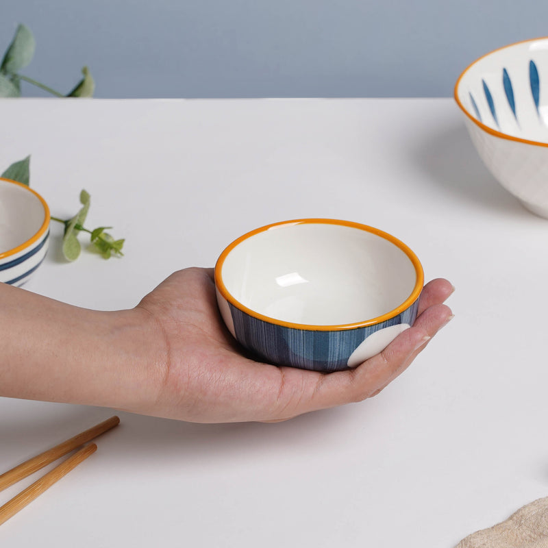 Nitori Circle Ceramic Dip Bowl - Bowl, ceramic bowl, dip bowls, chutney bowl, dip bowls ceramic | Bowls for dining table & home decor 