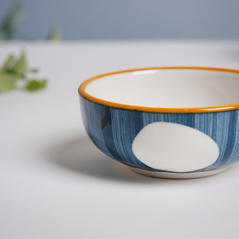 Nitori Circle Ceramic Dip Bowl - Bowl, ceramic bowl, dip bowls, chutney bowl, dip bowls ceramic | Bowls for dining table & home decor 