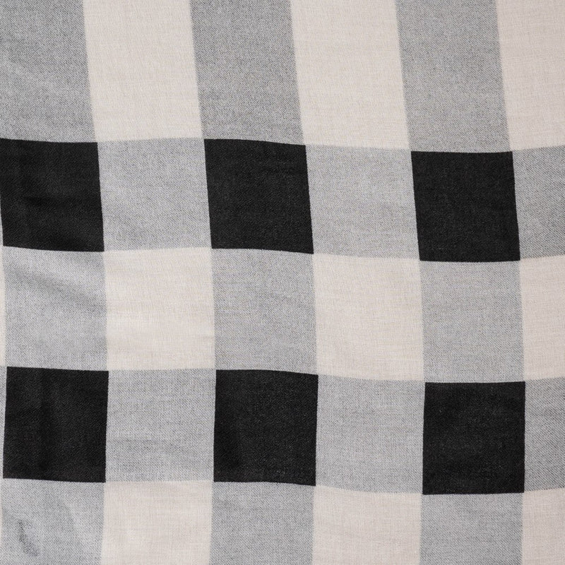 Posh Plaid Scarf Grey And Red