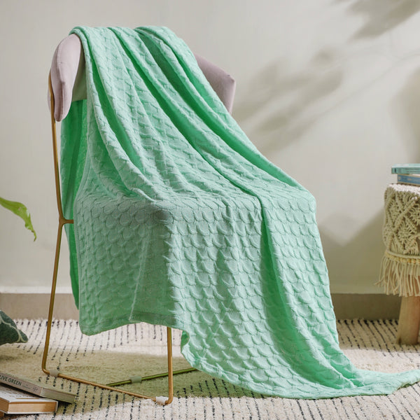 Mint Throw Blanket, Varanaci