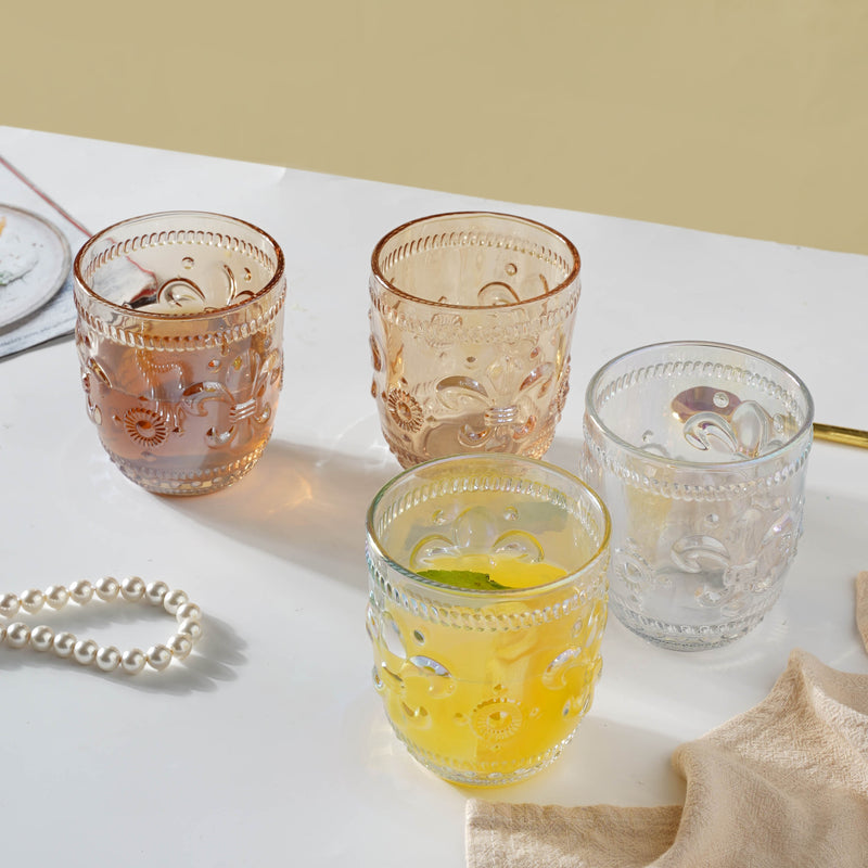 Vintage Drinking Glass Set of 2