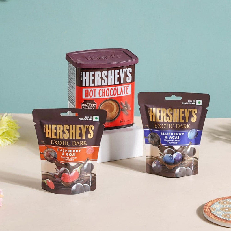 Glass Mug And Hot Chocolate Gift Hamper Set Of 6