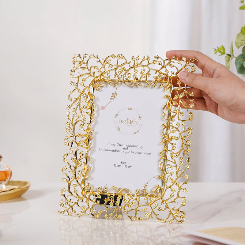 Souvenir Golden Photo Frame Small - Picture frames and photo frames online | Home decor online
