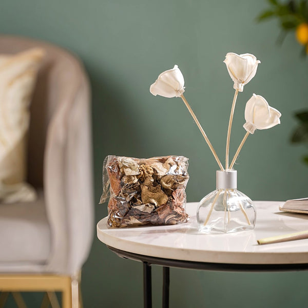 Lemongrass Aroma Diffuser Bouquet Jar Potpourri Set Of 3