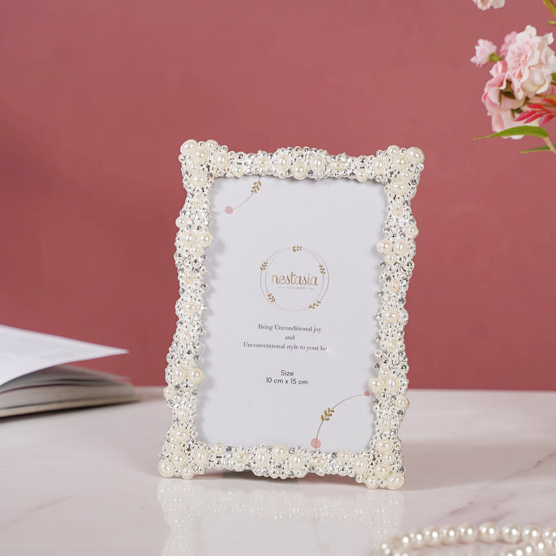 La Memoire Silver Photo Frame Small - Picture frames and photo frames online | Living room decoration items