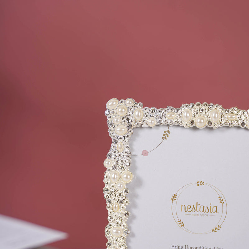 La Memoire Silver Photo Frame Small - Picture frames and photo frames online | Living room decoration items