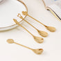 Luxe Stainless Steel Teaspoon Set Of 4 Golden