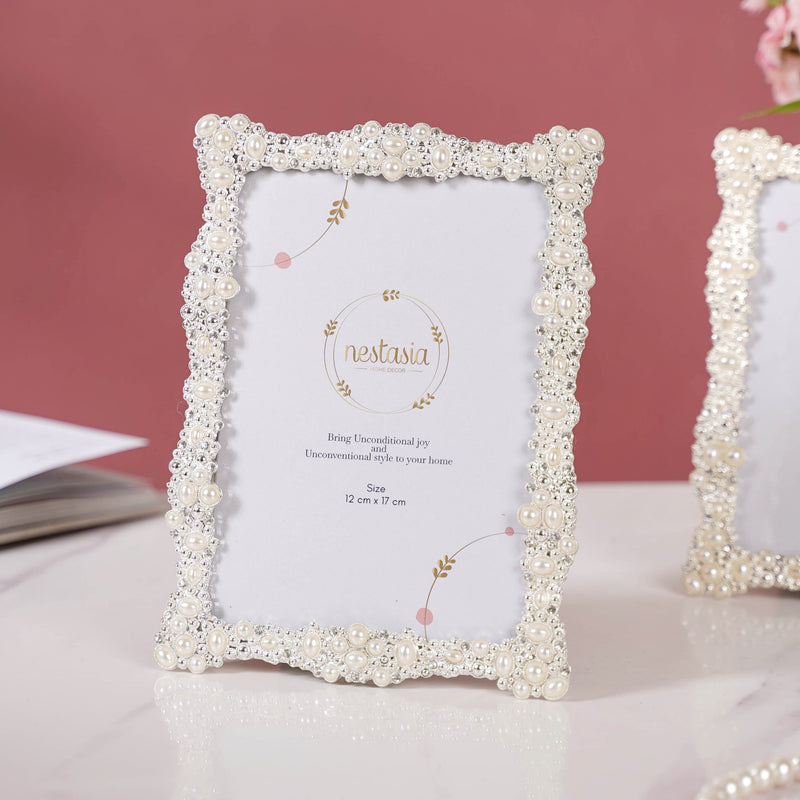 La Memoire Silver Photo Frame Large - Picture frames and photo frames online | Living room decoration items
