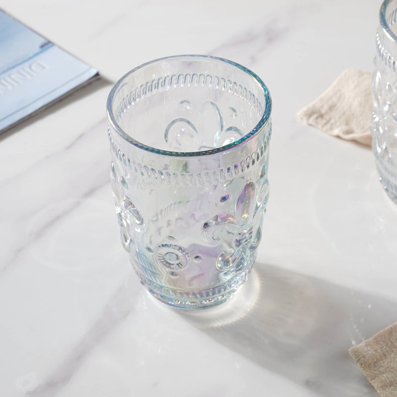 Colored Drinking Glass Set of 2