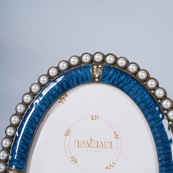 Blue Oval Photo Frame - Picture frames and photo frames online | Home decoration items