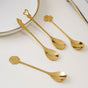 Luxe Stainless Steel Teaspoon Set Of 4 Golden