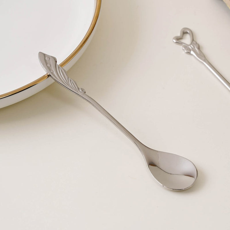 Luxe Stainless Steel Teaspoon Set Of 4 Silver