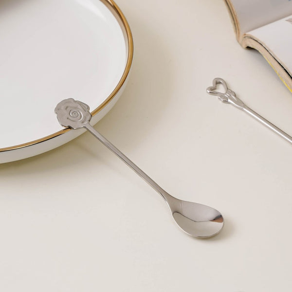 Luxe Stainless Steel Teaspoon Set Of 4 Silver