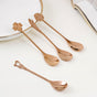 Luxe Stainless Steel Teaspoon Set Of 4 Rose Gold