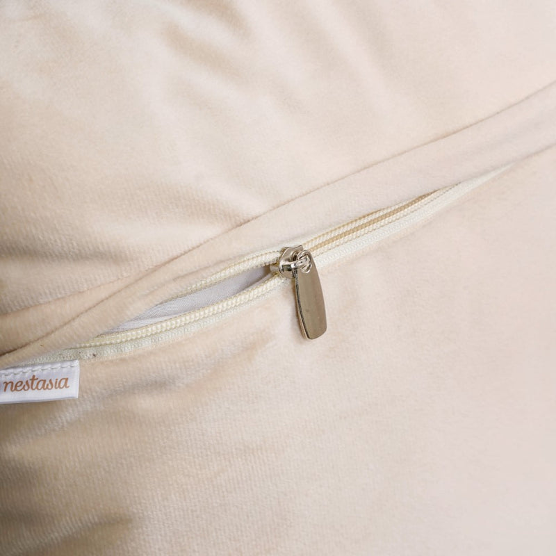 Valencia Velvet Mirrorwork Cushion Cover Yellow 16 x 16 Inch