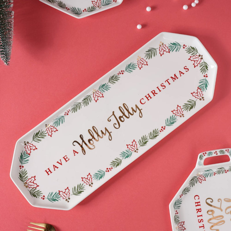 Holly Jolly Christmas 21 Piece Dinner Set For 6