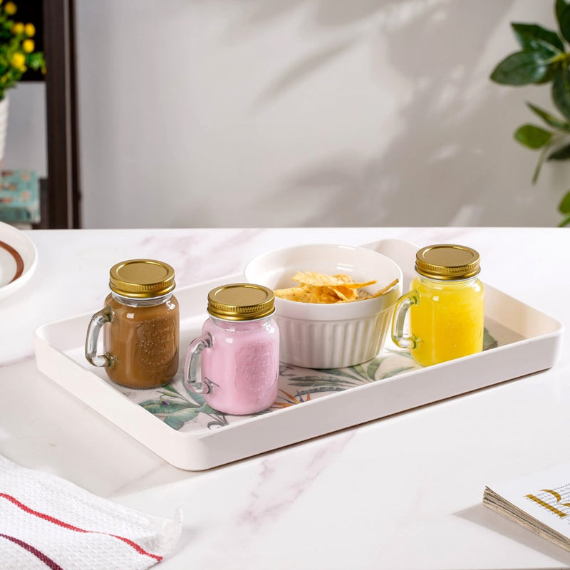 Glass Mini Mason Jar Mug With Lid Set Of 10 110ml- Mug for coffee, tea mug, cappuccino mug | Cups and Mugs for Coffee Table & Home Decor