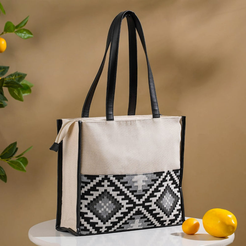 Nahua Canvas Magazine Tote Bag Set Of 2