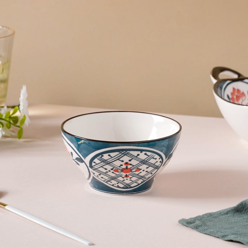 Anhui Ceramic Soup Bowl 4.5 Inch 300 ml - Bowl, soup bowl, ceramic bowl, snack bowls, curry bowl, popcorn bowls | Bowls for dining table & home decor