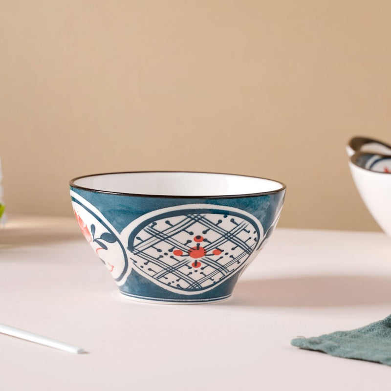 Anhui Ceramic Soup Bowl 4.5 Inch 300 ml - Bowl, soup bowl, ceramic bowl, snack bowls, curry bowl, popcorn bowls | Bowls for dining table & home decor