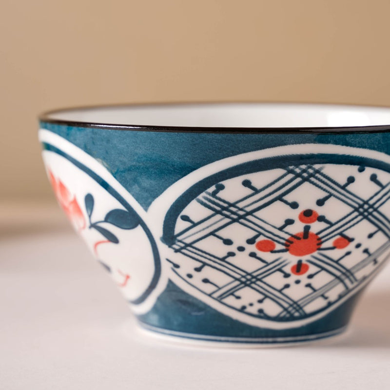 Anhui Ceramic Soup Bowl 4.5 Inch 300 ml - Bowl, soup bowl, ceramic bowl, snack bowls, curry bowl, popcorn bowls | Bowls for dining table & home decor