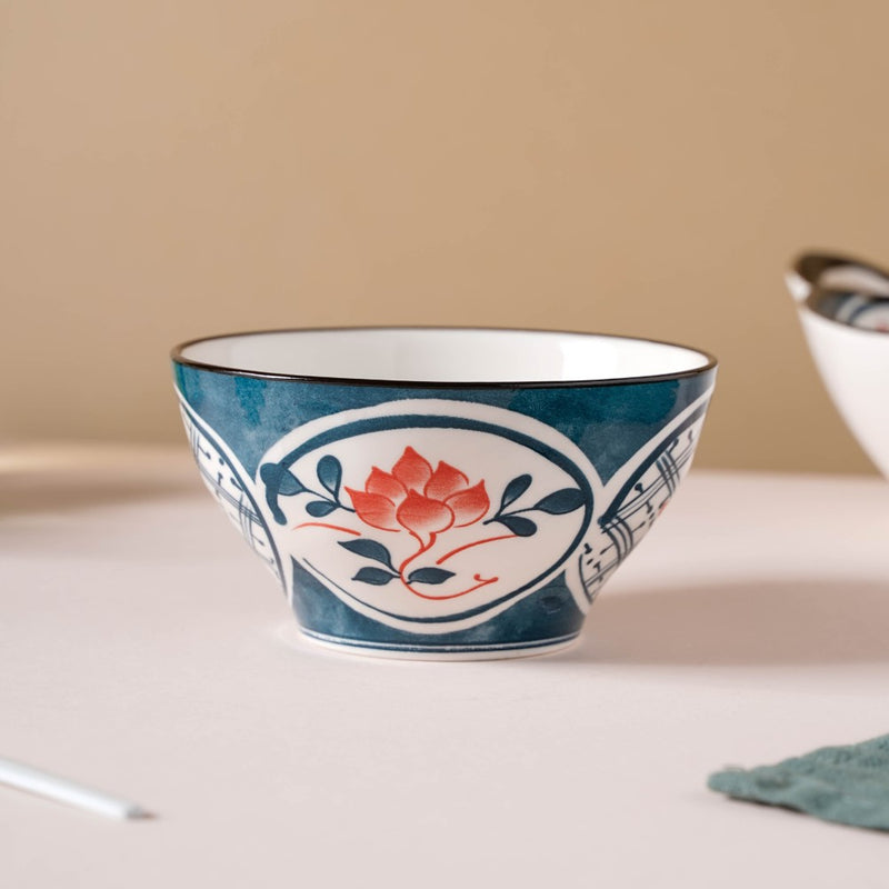 Anhui Ceramic Soup Bowl 4.5 Inch 300 ml - Bowl, soup bowl, ceramic bowl, snack bowls, curry bowl, popcorn bowls | Bowls for dining table & home decor