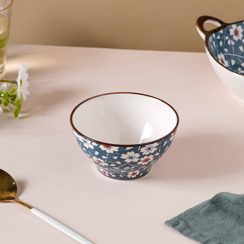 Nimono Ceramic Soup Bowl 4.5 Inch 300 ml - Bowl,ceramic bowl, snack bowls, curry bowl, popcorn bowls | Bowls for dining table & home decor