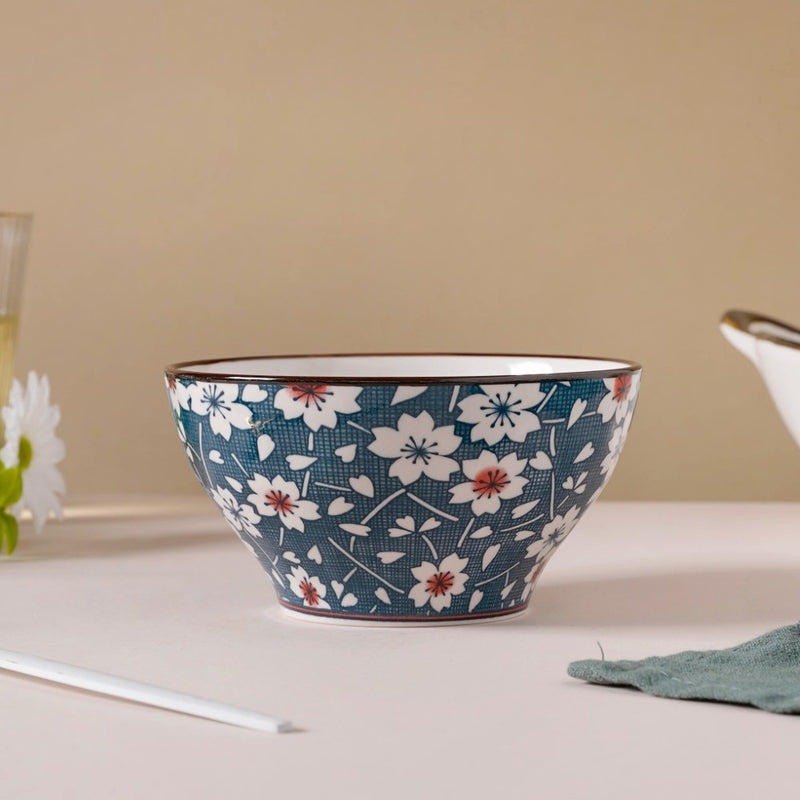 Nimono Ceramic Soup Bowl 4.5 Inch 300 ml - Bowl,ceramic bowl, snack bowls, curry bowl, popcorn bowls | Bowls for dining table & home decor