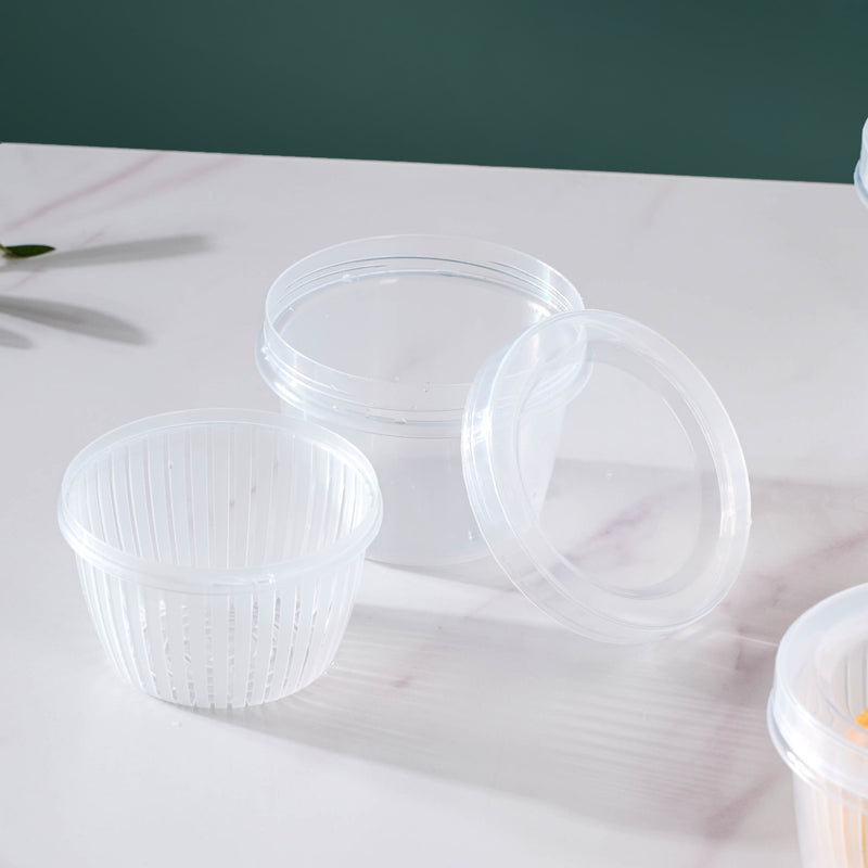 Food Storage Box With Strainer Set Of 5 - Jar