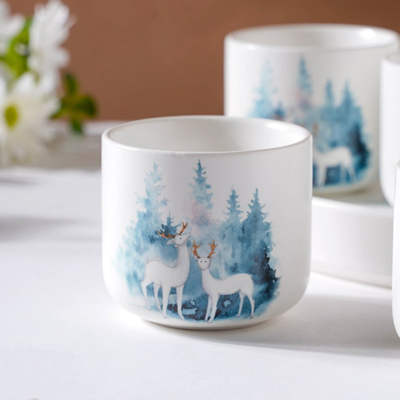 White Teapot Set - Tea cup set, tea set, teapot set | Tea set for Dining Table & Home Decor